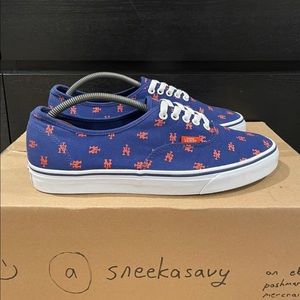 Mets Vans Low Tops Size 11 Men's
